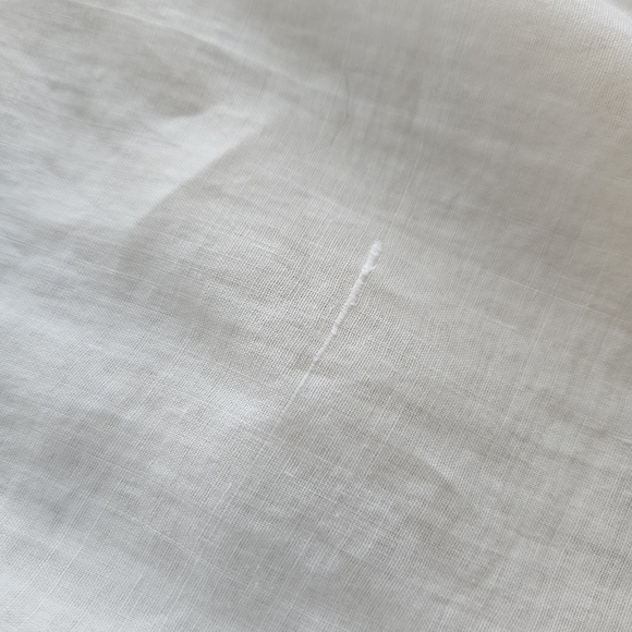 Banana Republic White Balloon Sleeve Peasant Blouse Sz Small Renfair - Picture 10 of 16